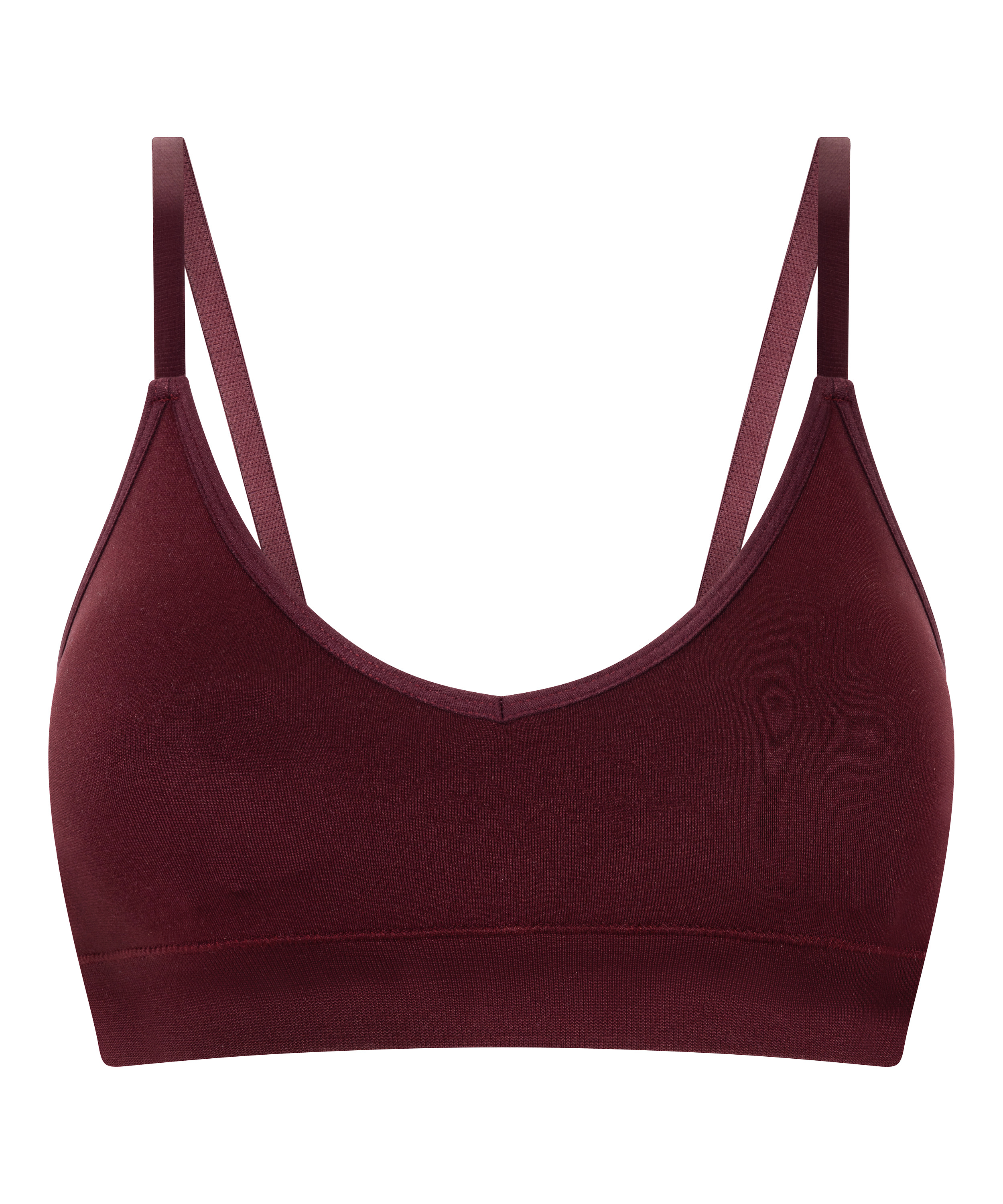 Tr&oacute;jkątny biustonosz bralette Dide, Czerwony, main