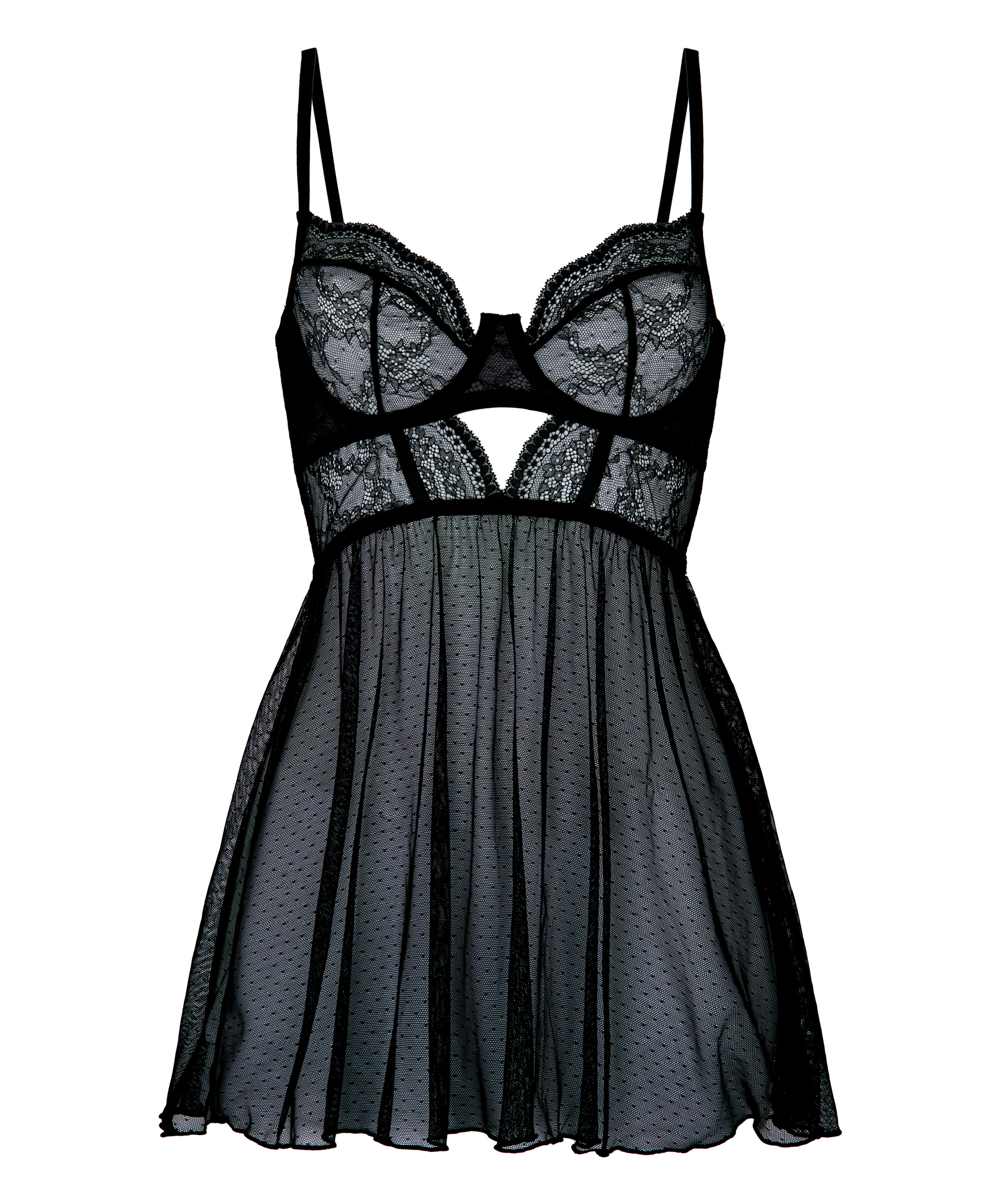 Babydoll Isabelle, Czarny, main