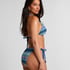 Top od bikini Cali Highleg, Niebieski