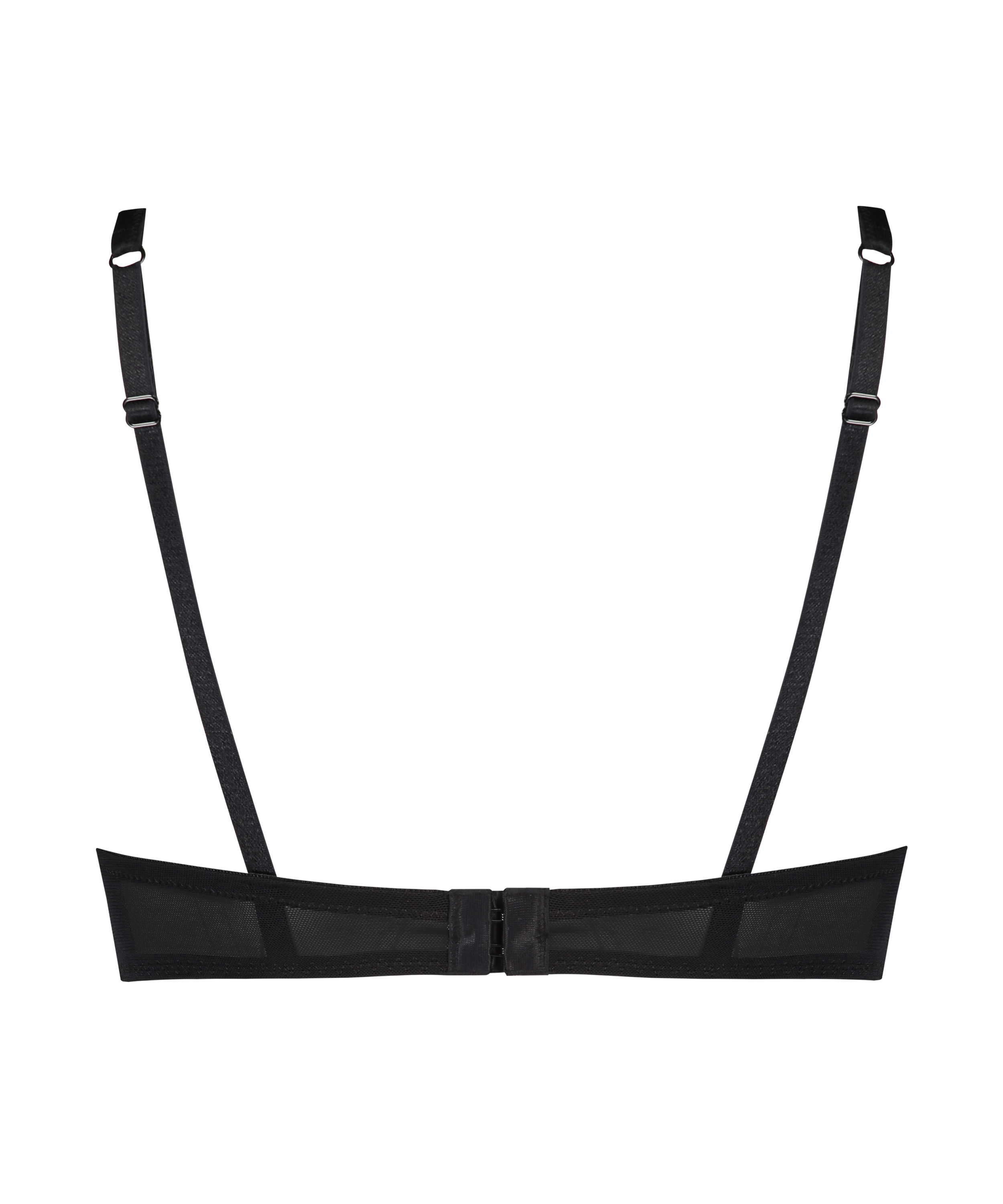 Yves padded underwired maximizer bra, Czarny, main