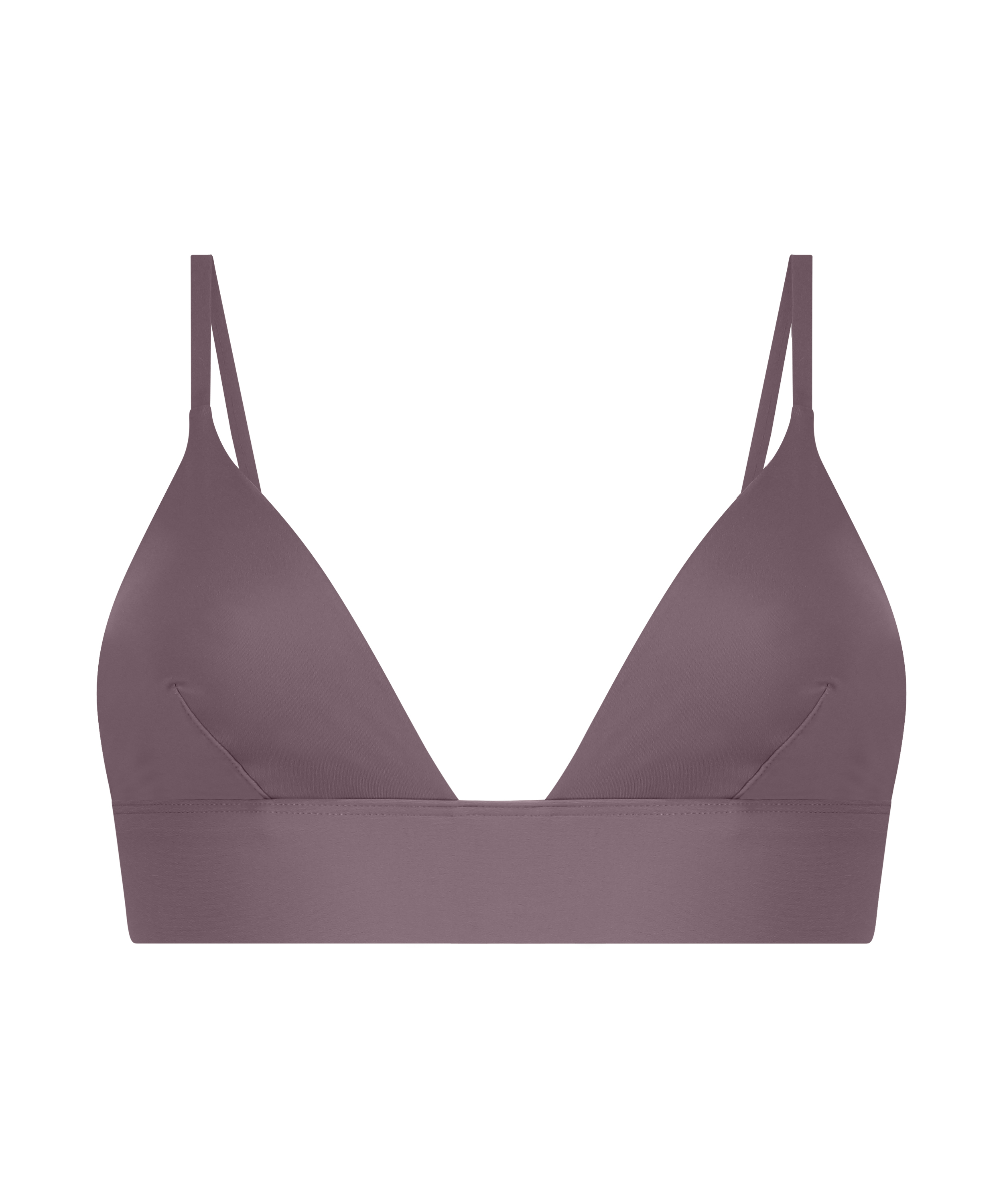 Trójkąt Bralette Smooth, Brązowy, main