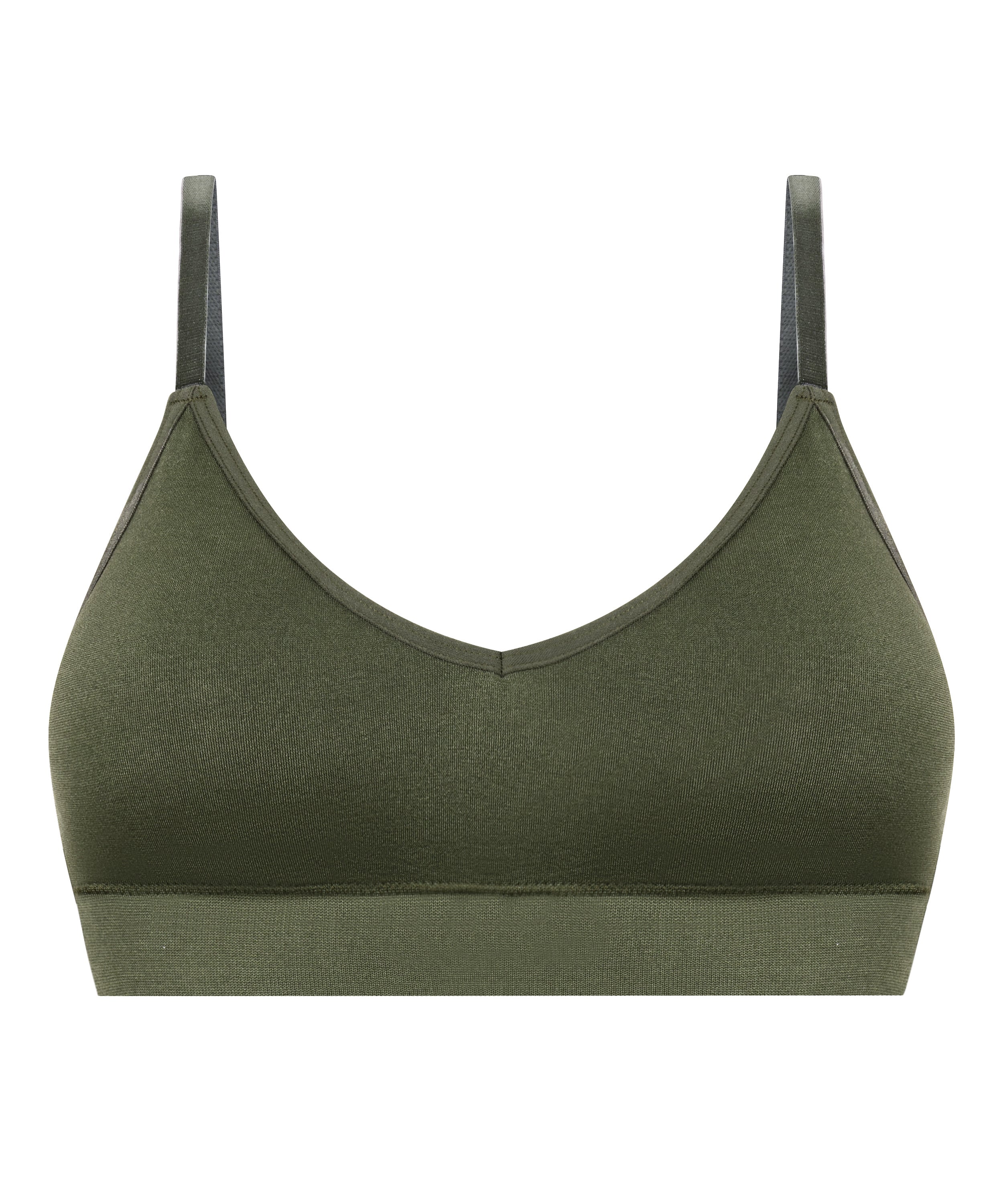 Tr&oacute;jkątny biustonosz bralette Dide, Zielony, main