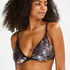 Pride triangle bikini top, Czarny