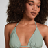 Triangle Bikini Top Luxe, Zielony