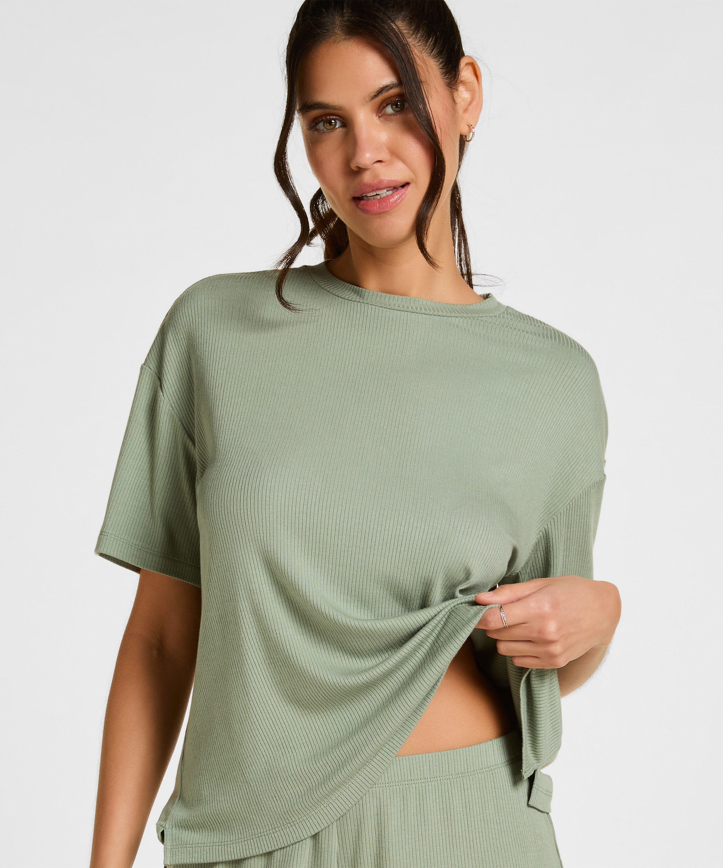Pyjama Shirt, Zielony, main