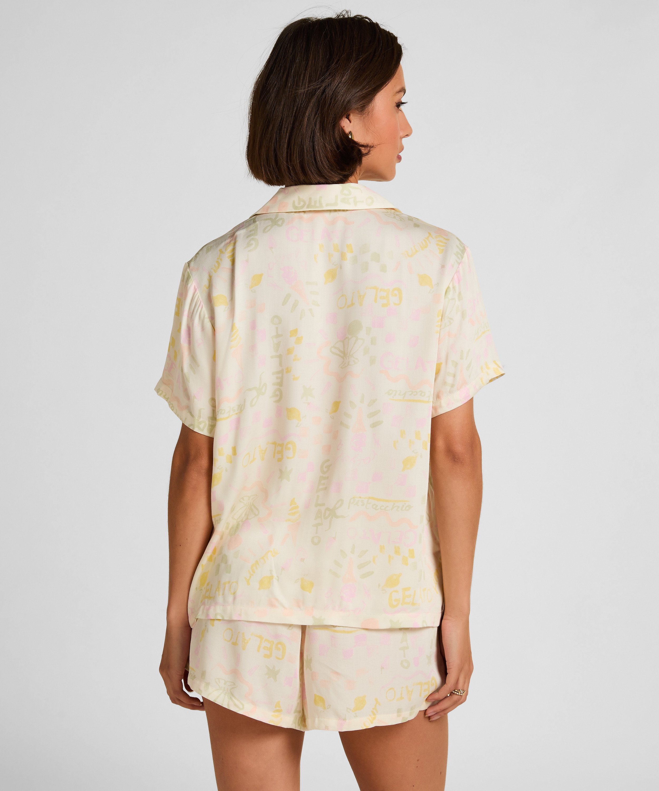 Satynowe szorty, Biały, main