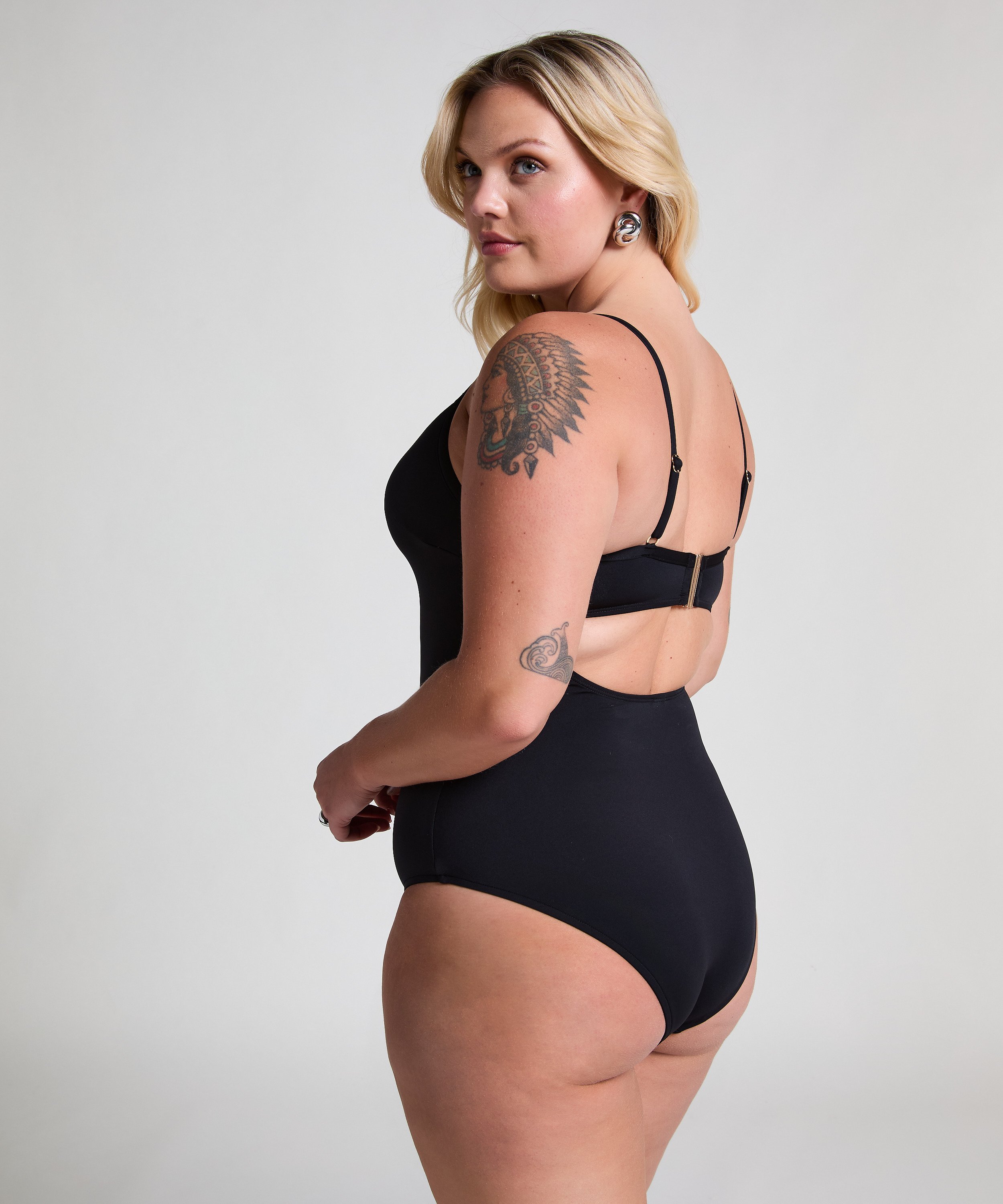 Strój kąpielowy Neoprene, Czarny, main