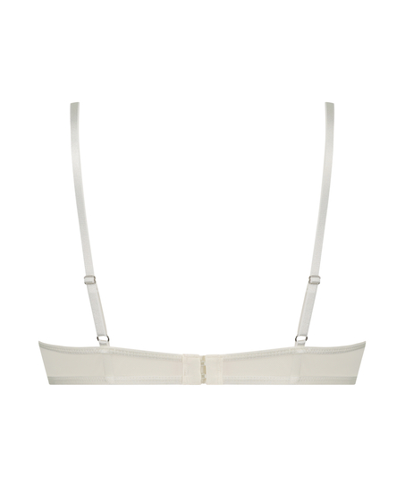 Biustonosz nieusztywniany z fiszbinami Isabelle, Biały