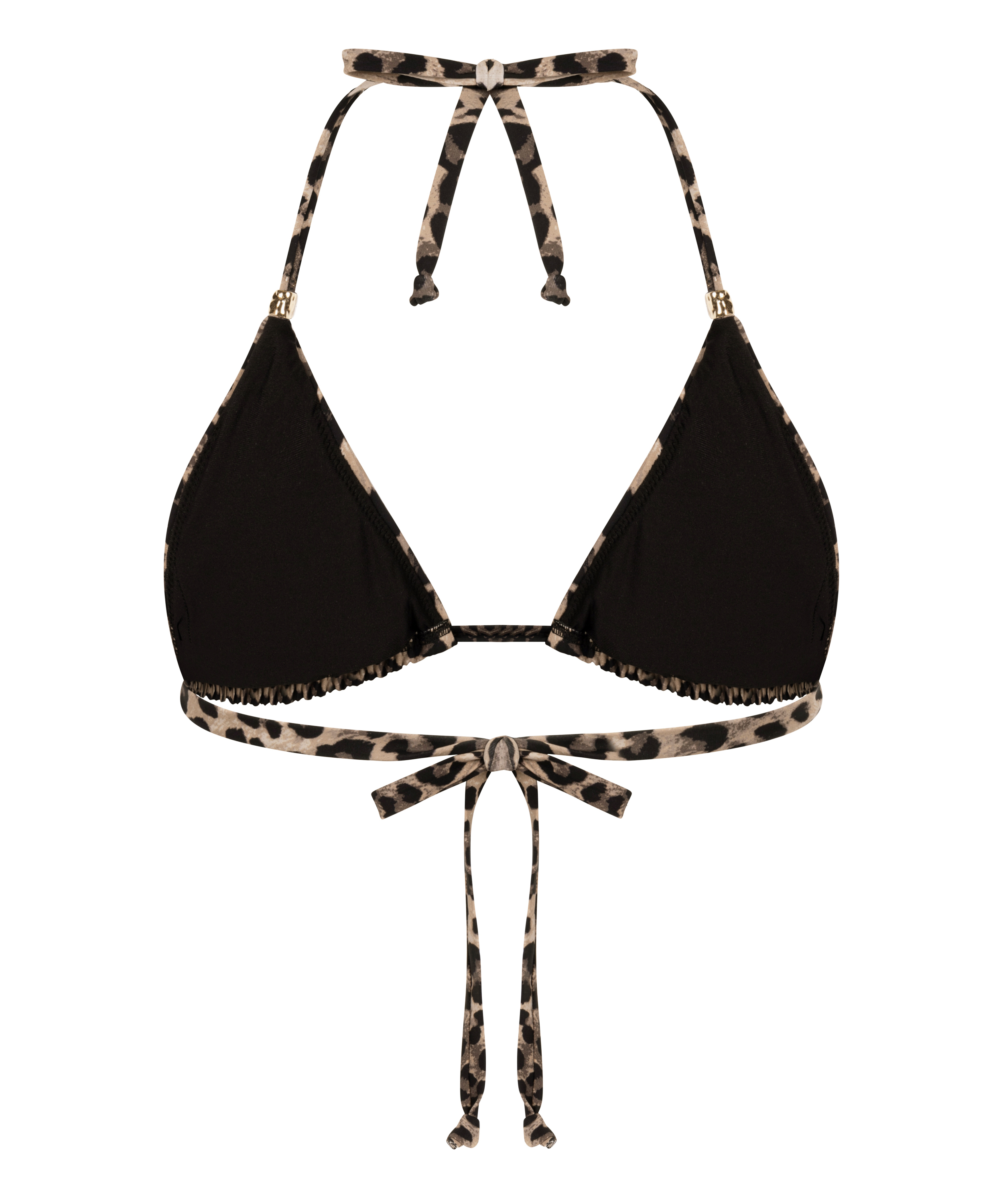 Tr&oacute;jkątna g&oacute;ra od bikini Animalia, Brązowy, main