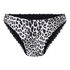 Figi Bikini Highleg Leopard, Czarny