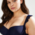 Padded underwired bikini top Paramaribo I AM, Niebieski