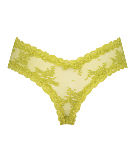 Brazyliany V-shape Mesh, Zielony