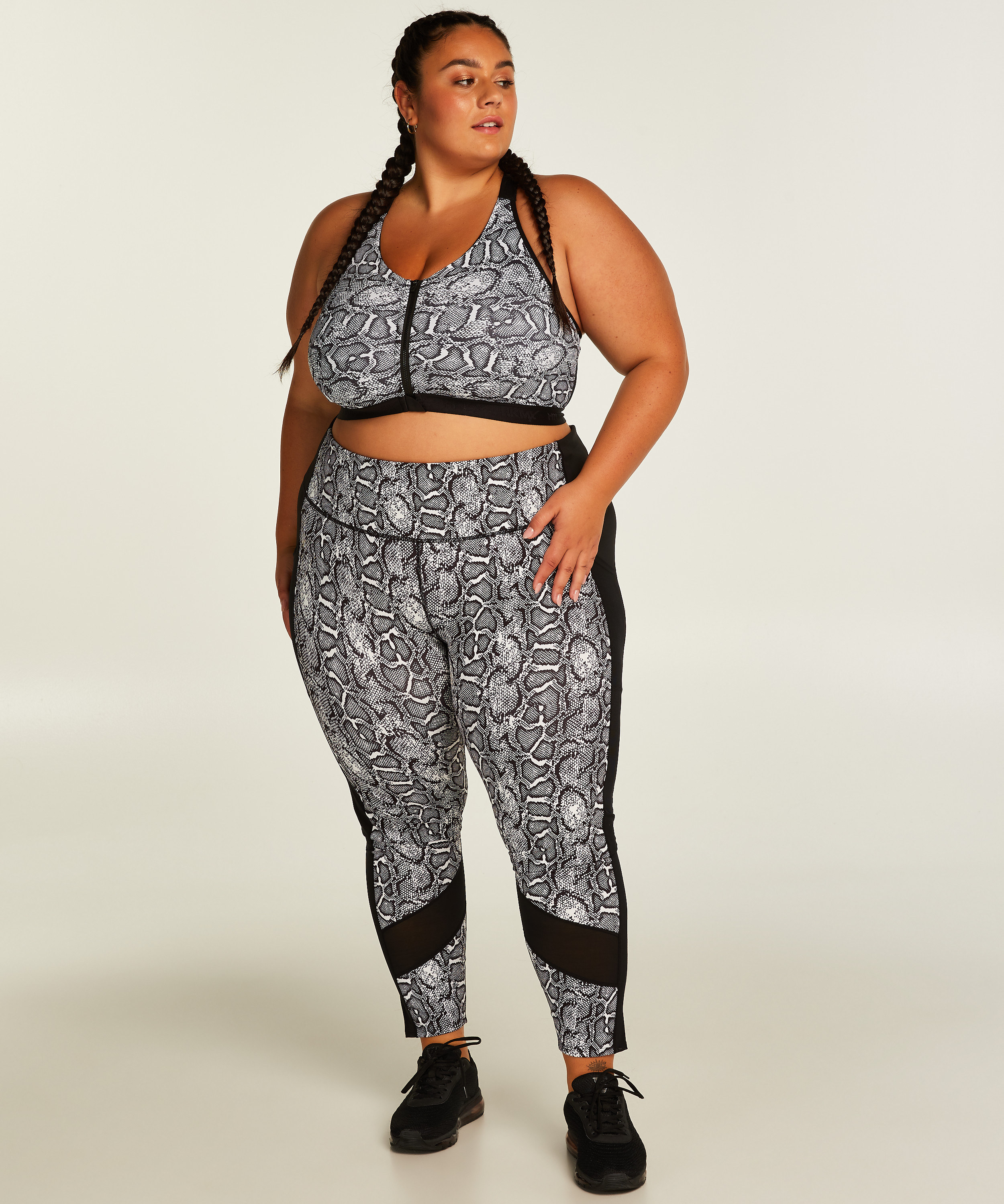 Biustonosz sportowy HKMX All Star Level 3, Biały, main