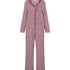 Pyjama Set Poplin Ruffle, R&oacute;żowy