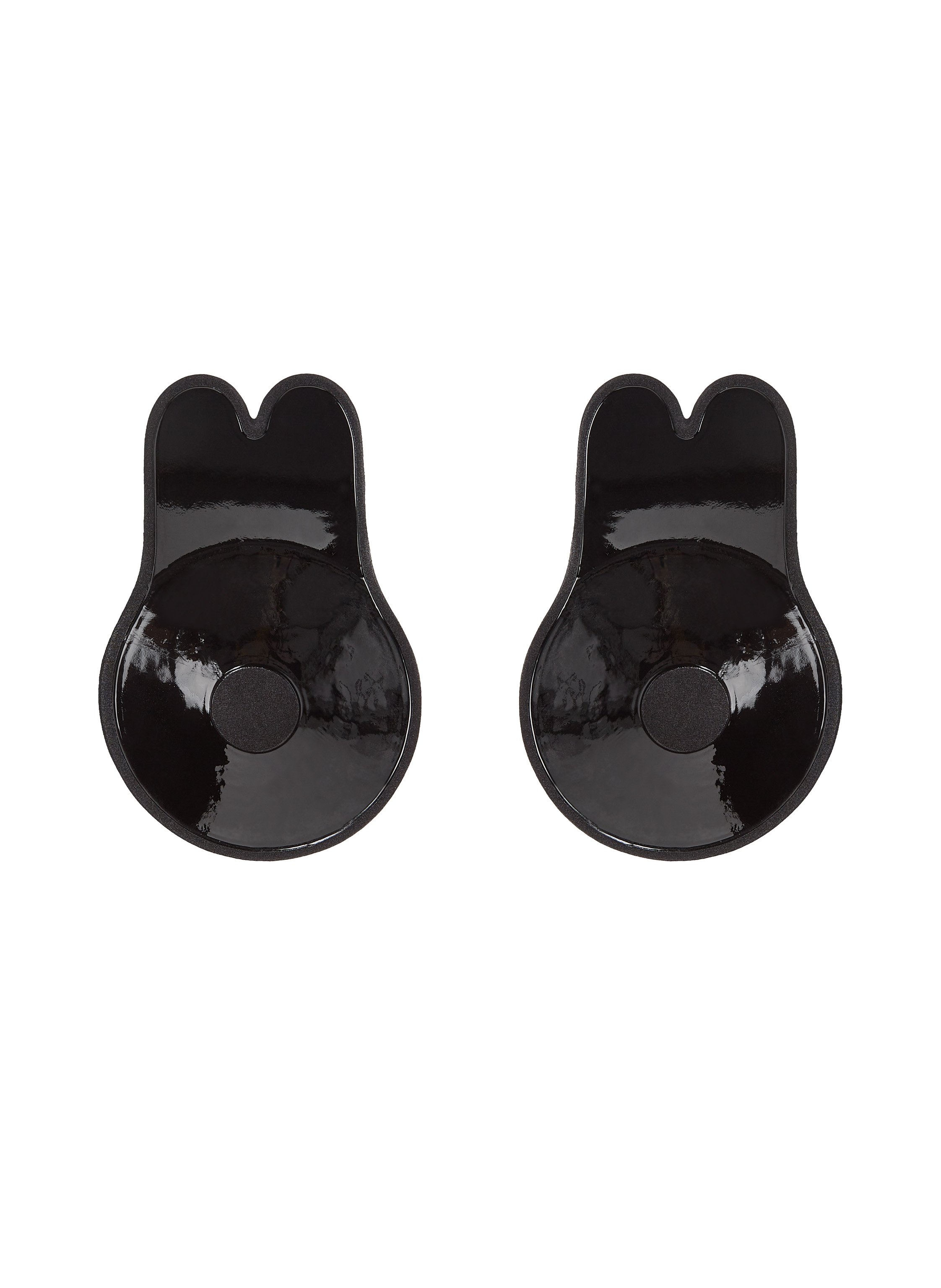 Przyklejane miseczki unoszące biust, Czarny, main