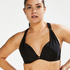 Usztywniona g&oacute;ra od bikini z fiszbinami Sunset Dreams - miseczki E+, Czarny