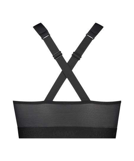 Biustonosz sportowy HKMX All Star Level 3, Czarny