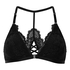 Trójkątny biustonosz bralette Whitney, Czarny