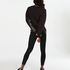 HKMX cropped sweater, Czarny