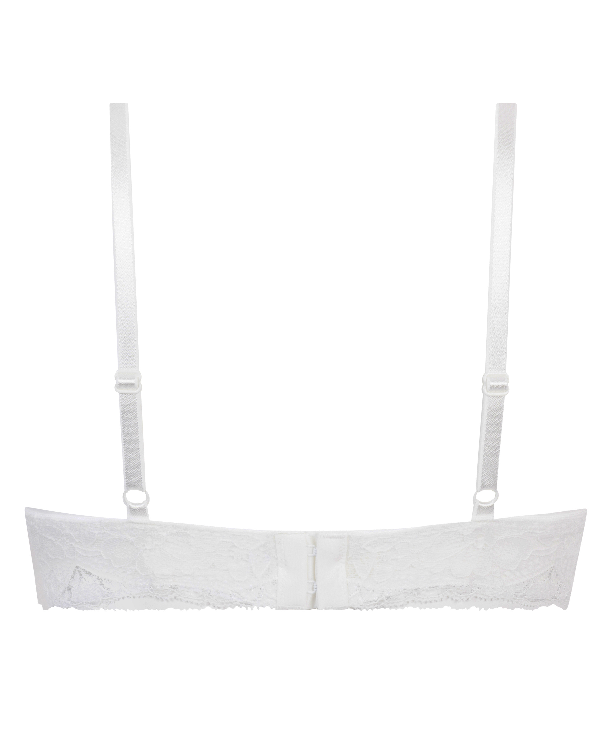 Biustonosz maksymalnie usztywniany z fiszbinami Marine, Biały, main