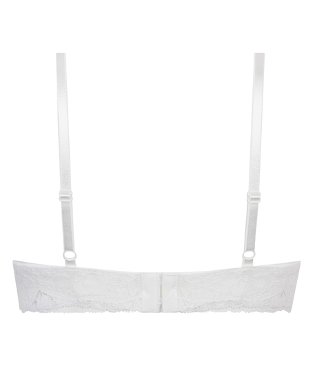 Biustonosz maksymalnie usztywniany z fiszbinami Marine, Biały