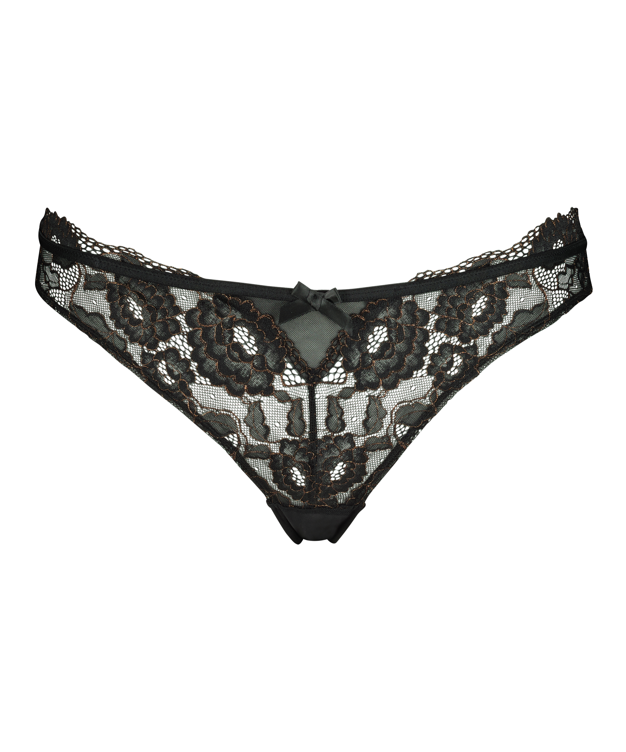 Brazyliany z wysokim wycięciem Chloe, Czarny, main