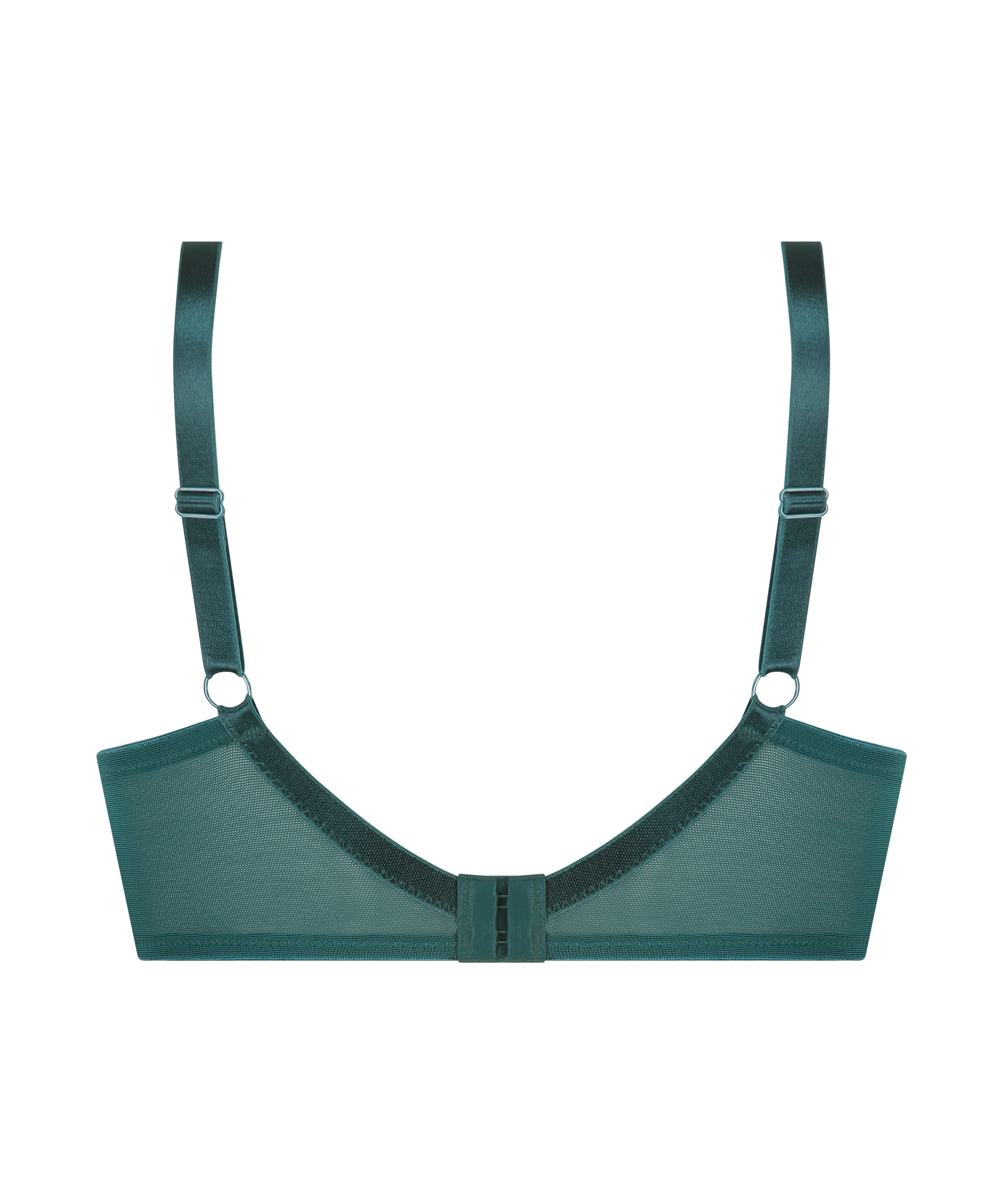 Nieusztywniony biustonosz z fiszbinami Emily, Zielony, main