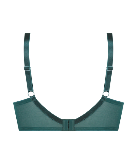 Nieusztywniony biustonosz z fiszbinami Emily, Zielony