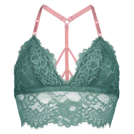 Illuna triangle bralette, Zielony