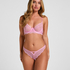 Nieusztywniany biustonosz z fiszbinami Isabelle, R&oacute;żowy