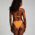 Tr&oacute;jkątna g&oacute;ra od bikini Scallop Lurex, Pomarańczowy