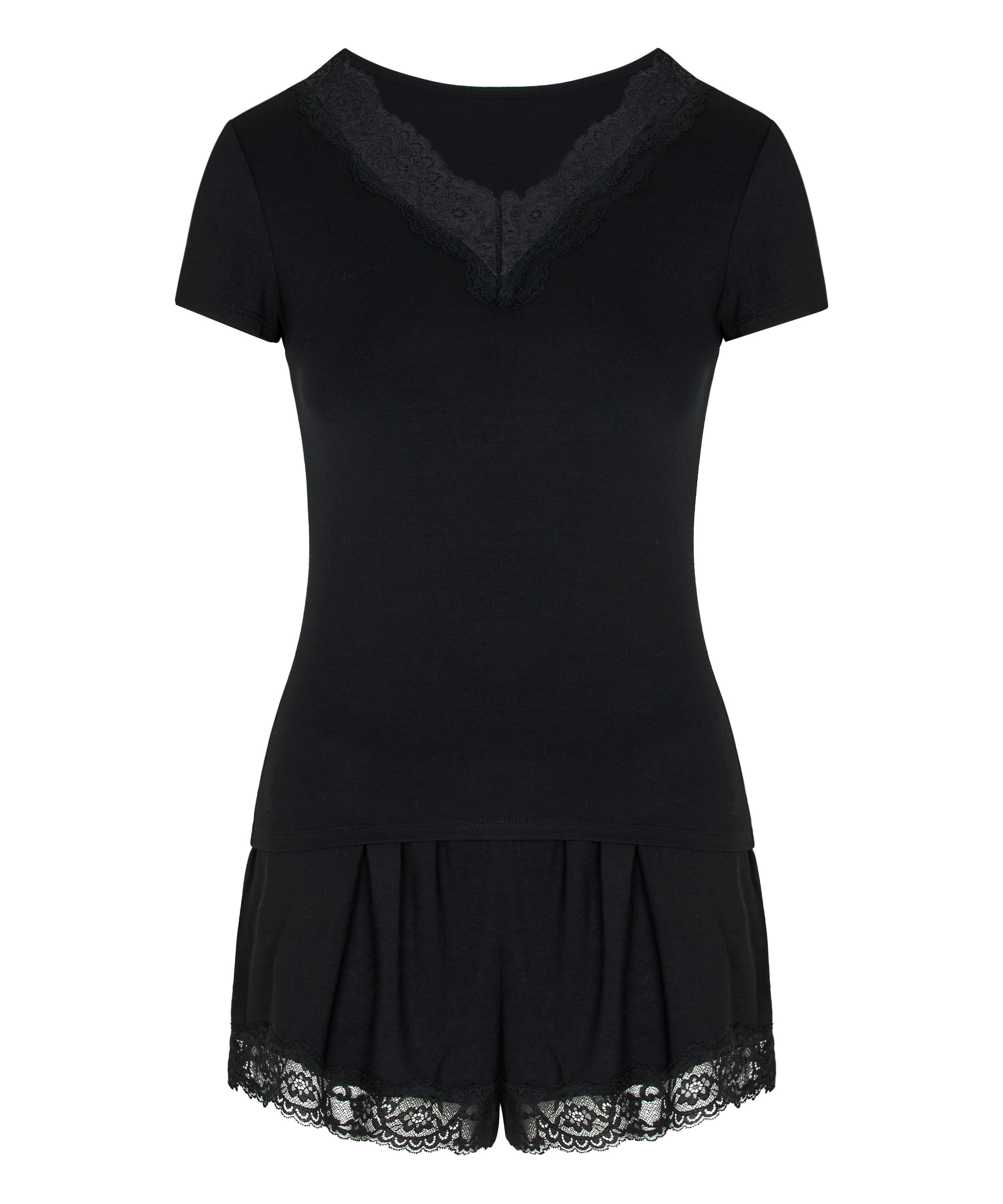 Komplet Piżamy Nana, Czarny, main