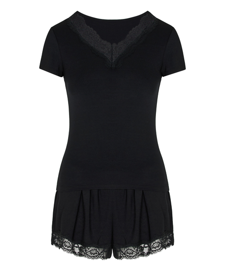 Komplet Piżamy Nana, Czarny