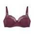 Biustonosz nieusztywniany z fiszbinami Sophie, Fioletowy