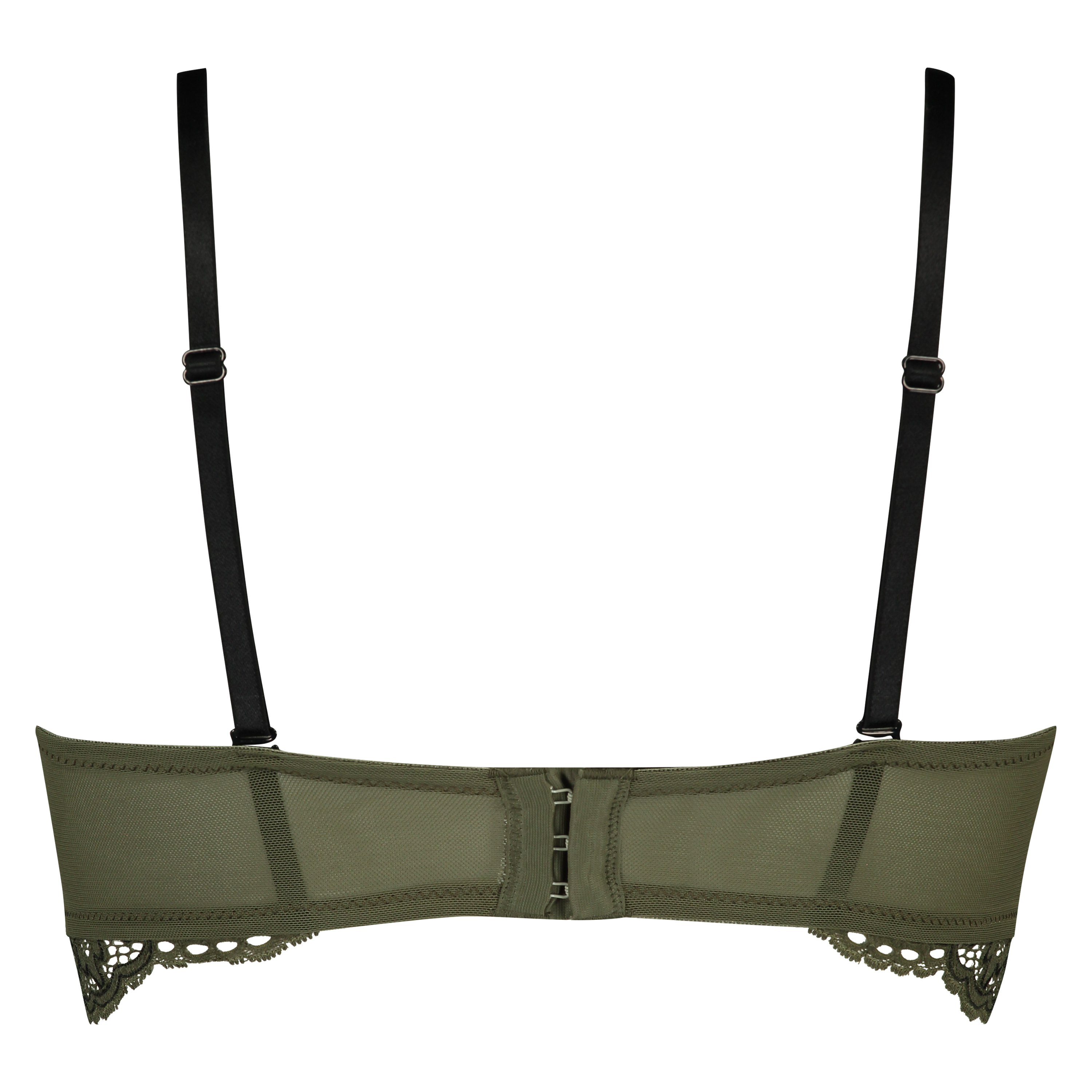 Xiomara Padded Longline Underwired Bra, Zielony, main