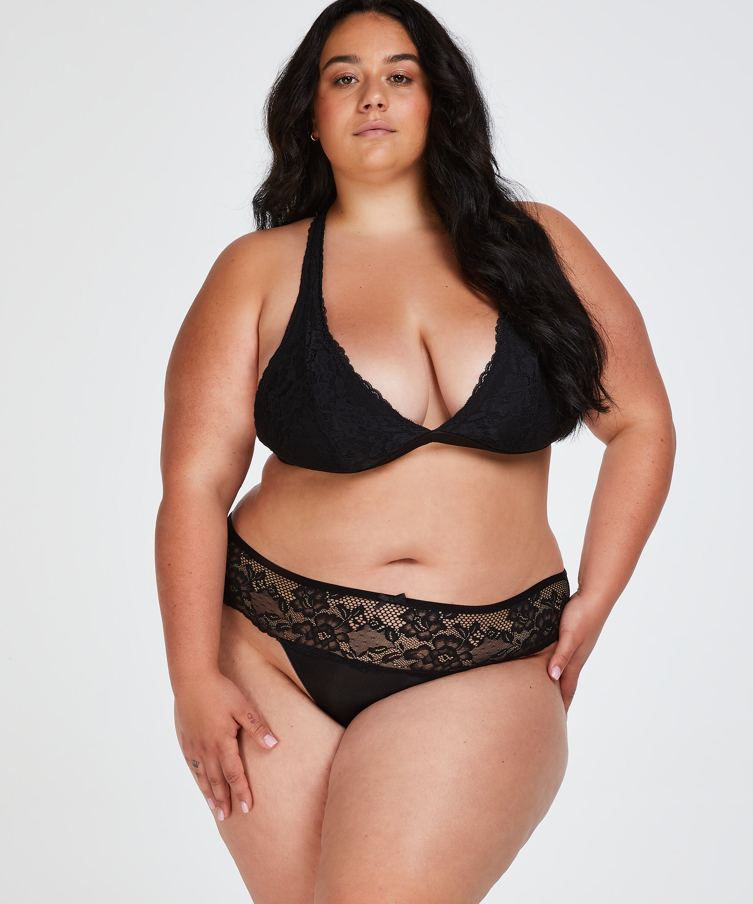 Stringi bokserki Bianca, Czarny