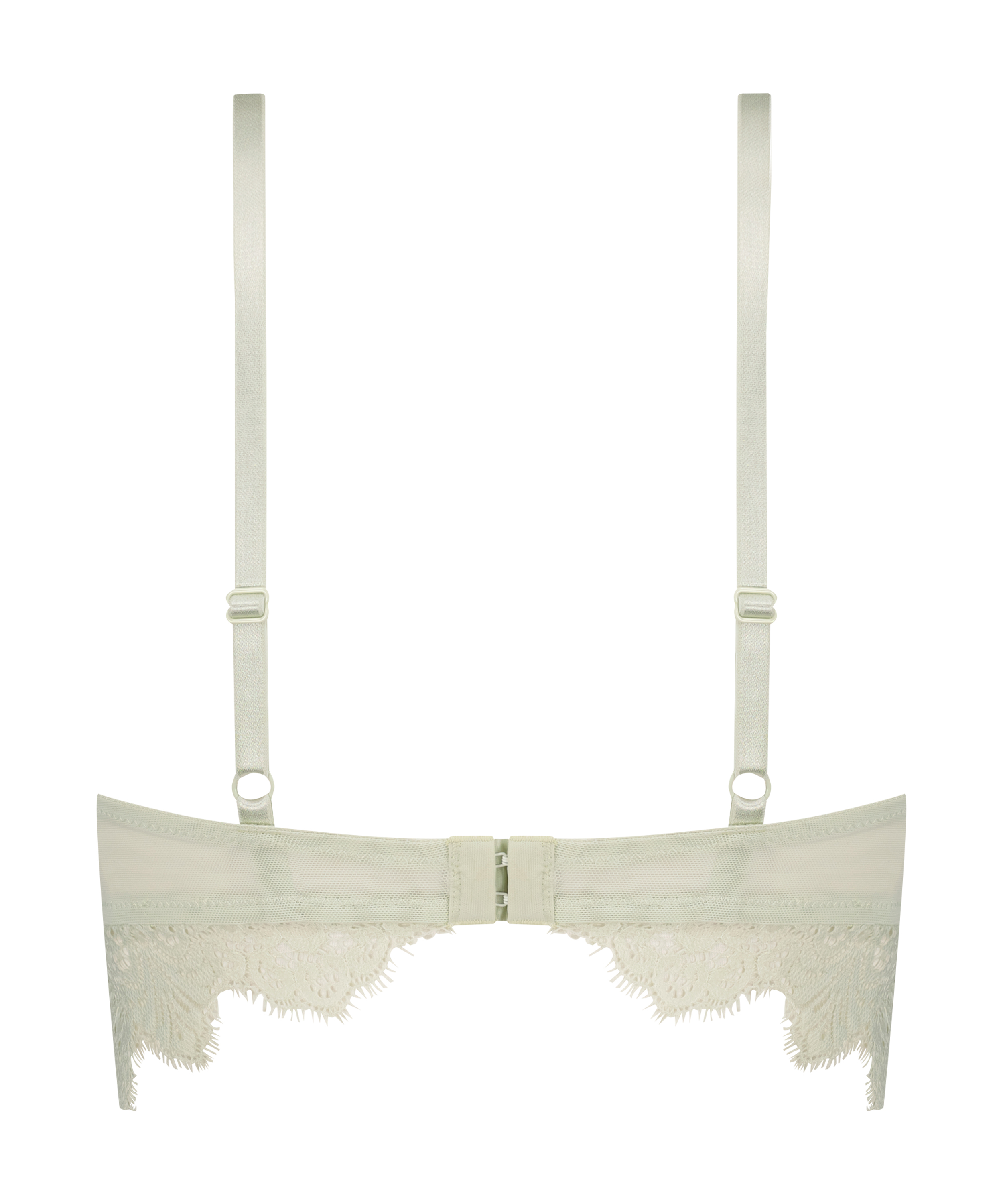 Biustonosz z wkładkami bez fiszbin longline Marilee, Zielony, main