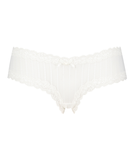 Brazyliany V-shape Mesh, Biały