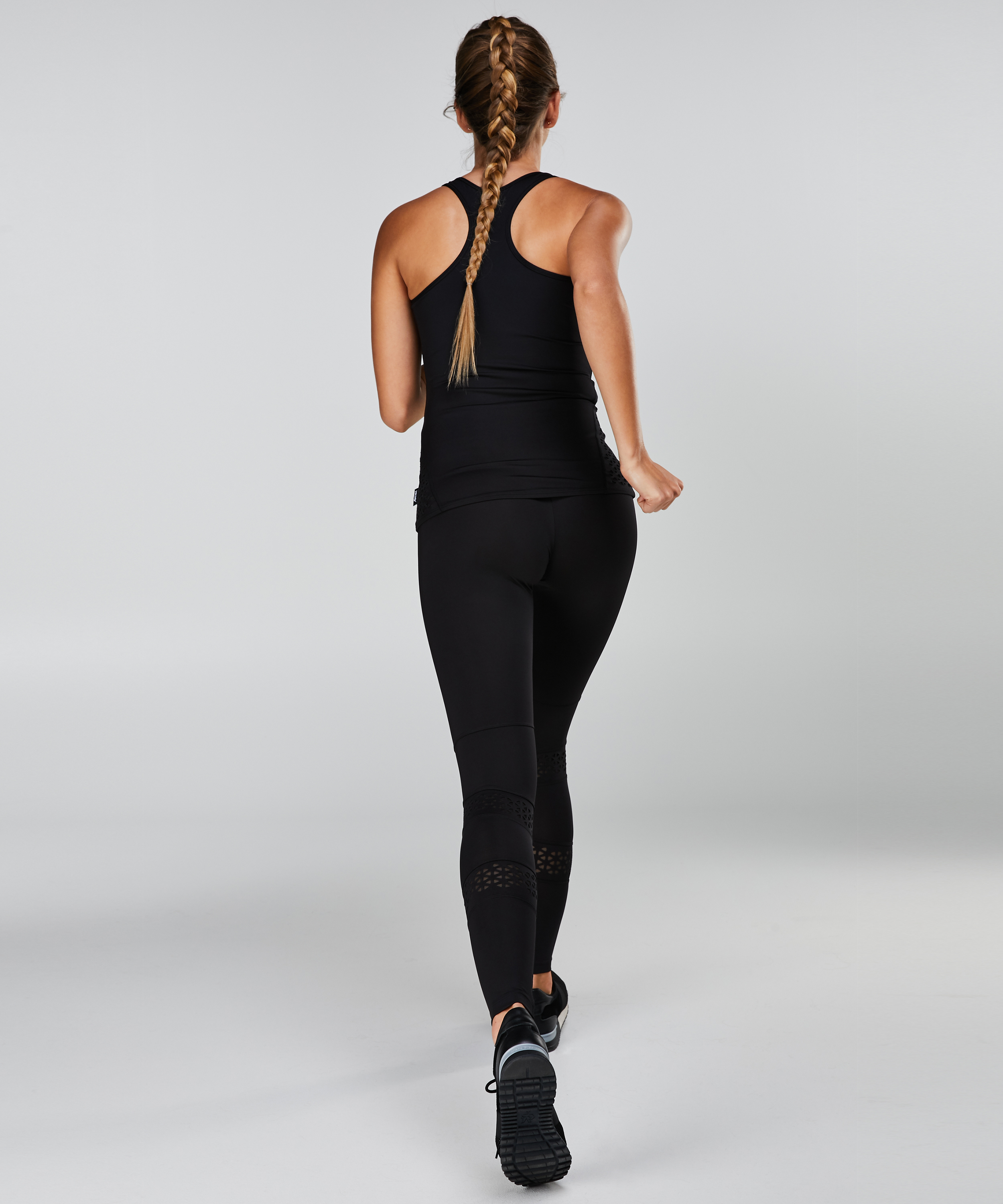 HKMX Lasercut Tank Top, Czarny, main