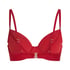 Top od bikini Luna, Czerwony