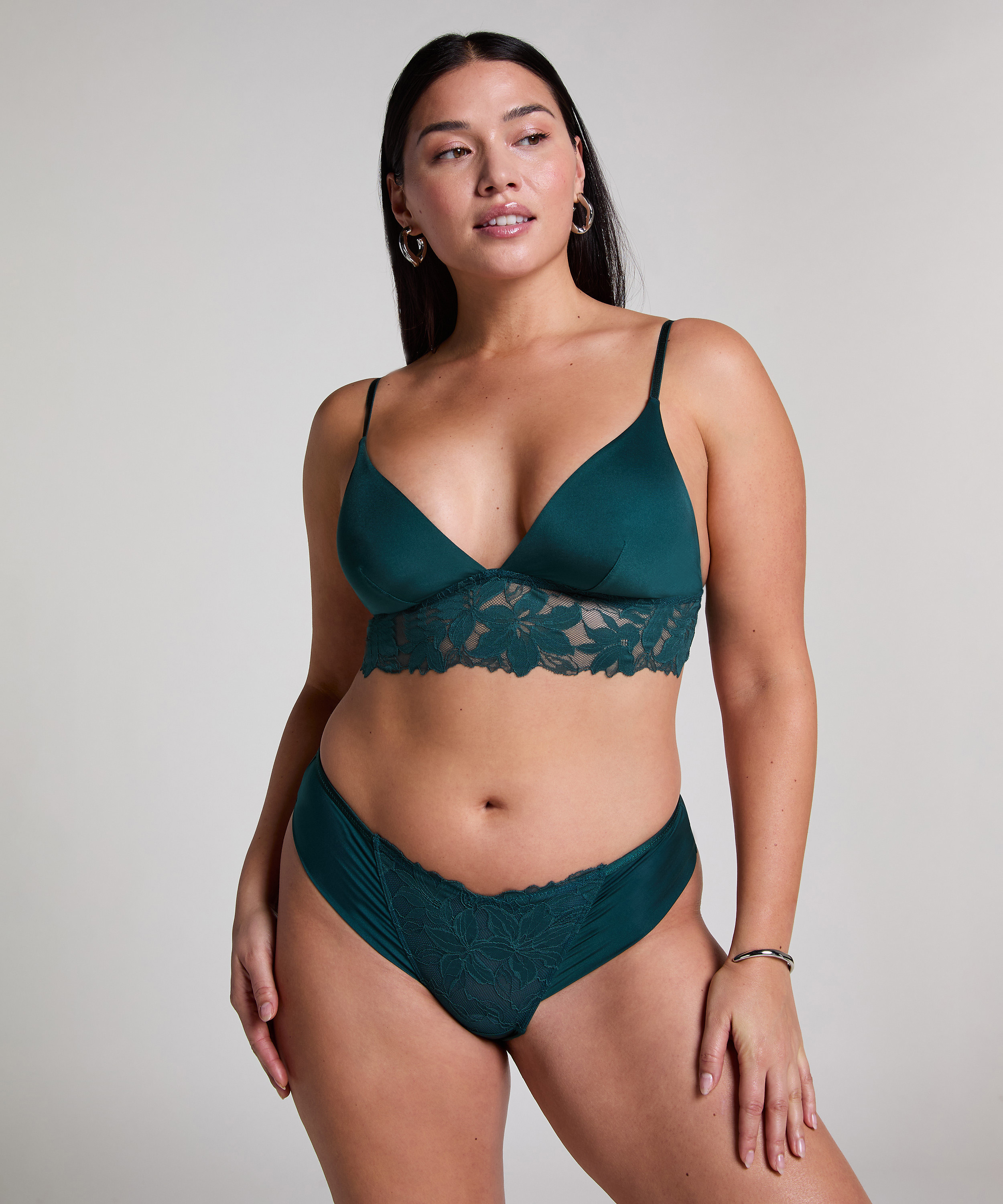 Biustonosz bralette Lana, Zielony, main