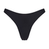 D&oacute;ł od bikini z wysokim wycięciem Juicy, Czarny