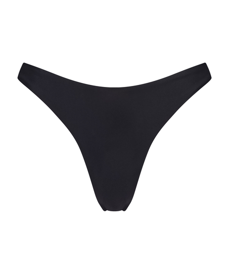 D&oacute;ł od bikini z wysokim wycięciem Juicy, Czarny