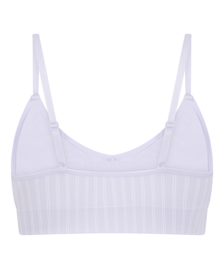 Tr&oacute;jkątny biustonosz bralette Dide, Fioletowy
