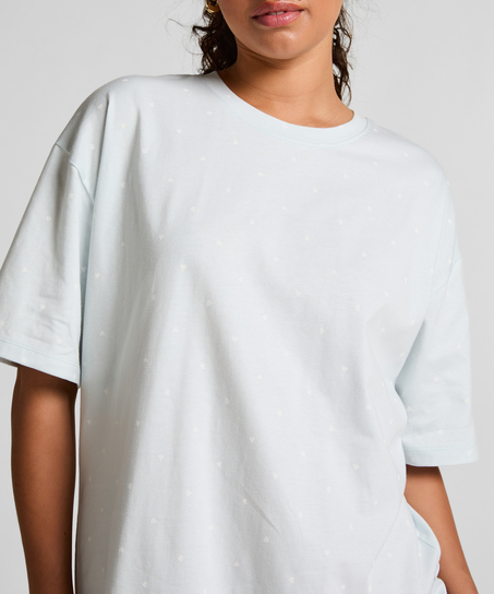 Koszula nocna, Niebieski