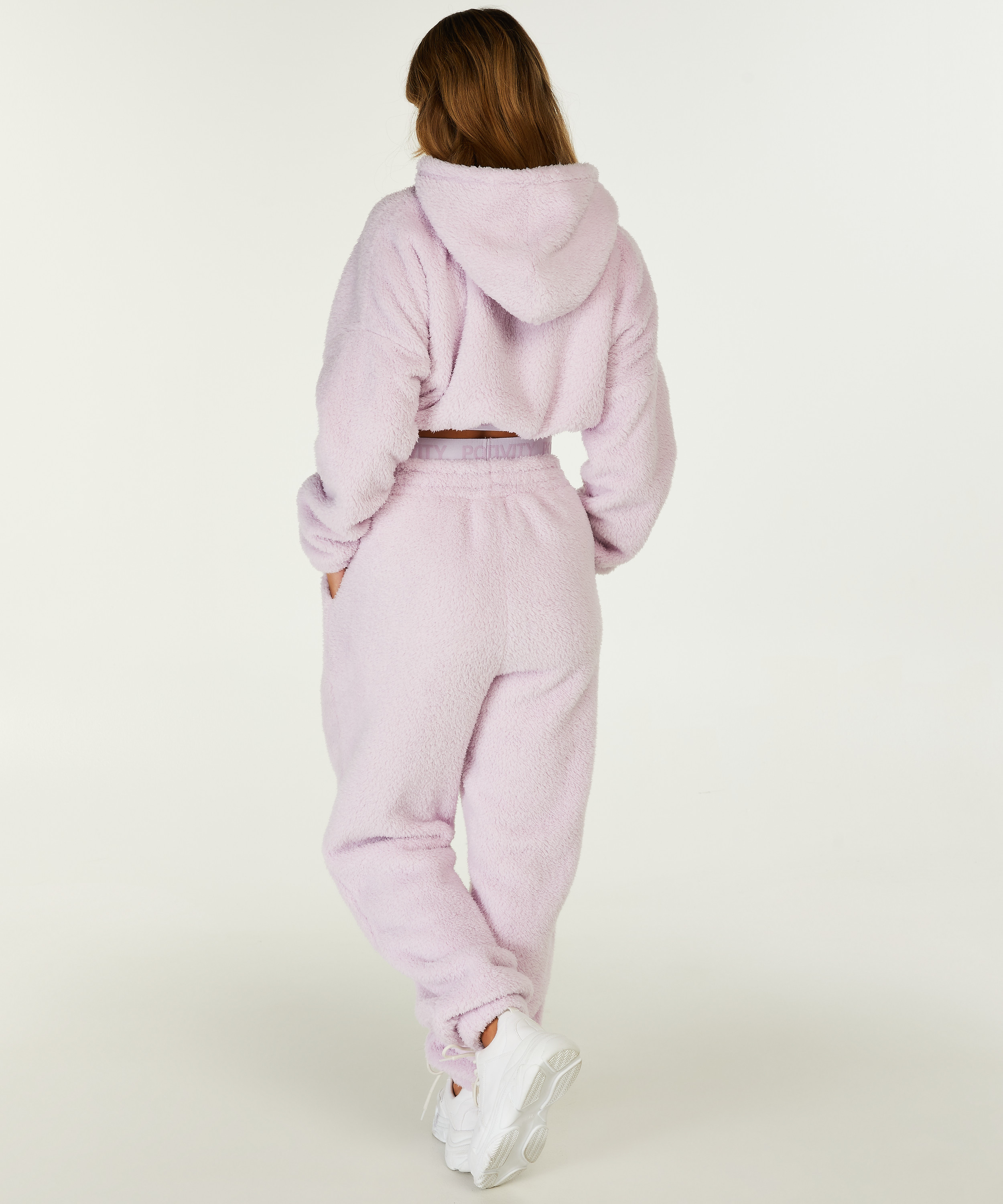 Puszyste spodnie dresowe boyfriend Sweet One, Fioletowy, main