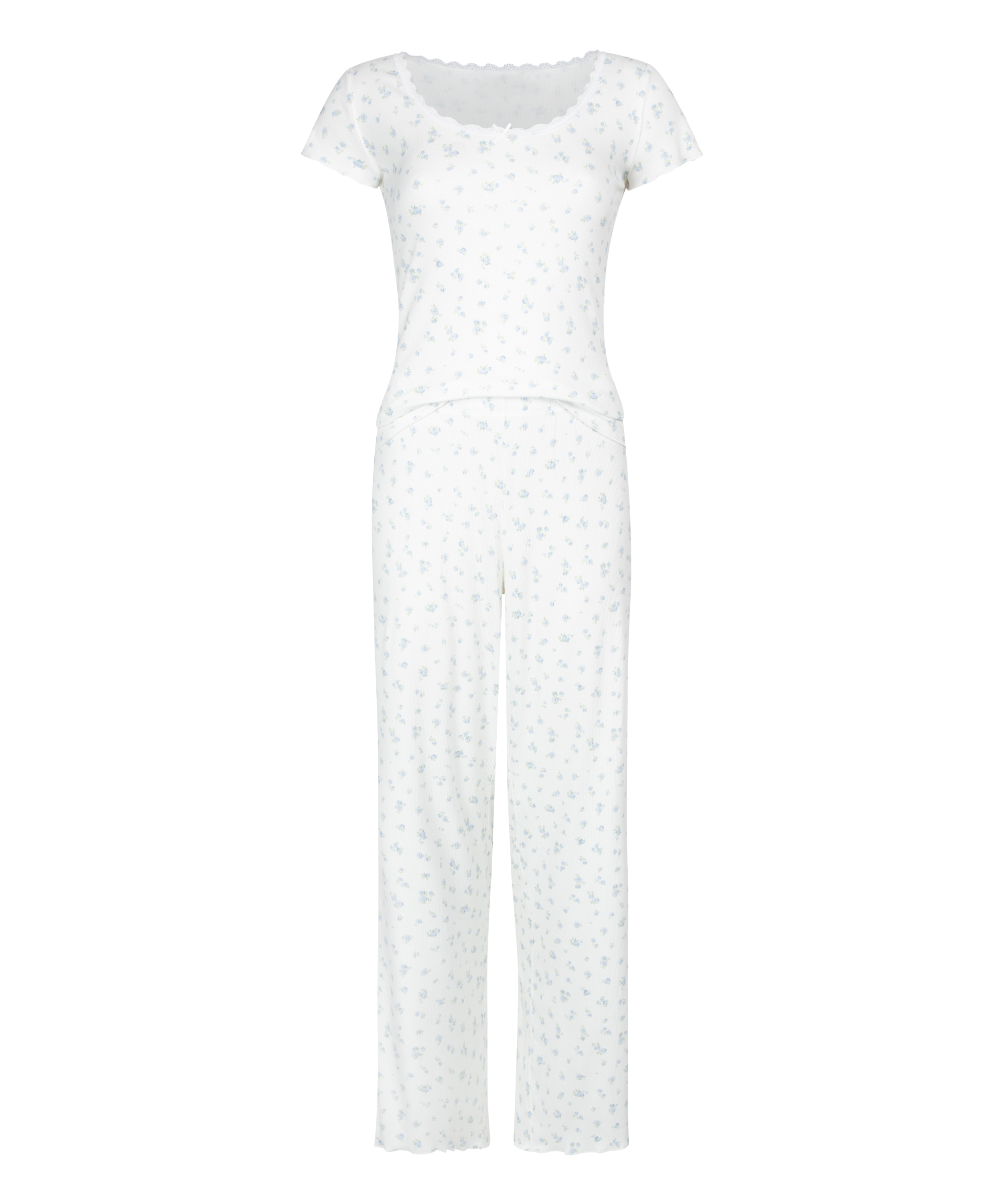 Piżama Rib, Niebieski, main