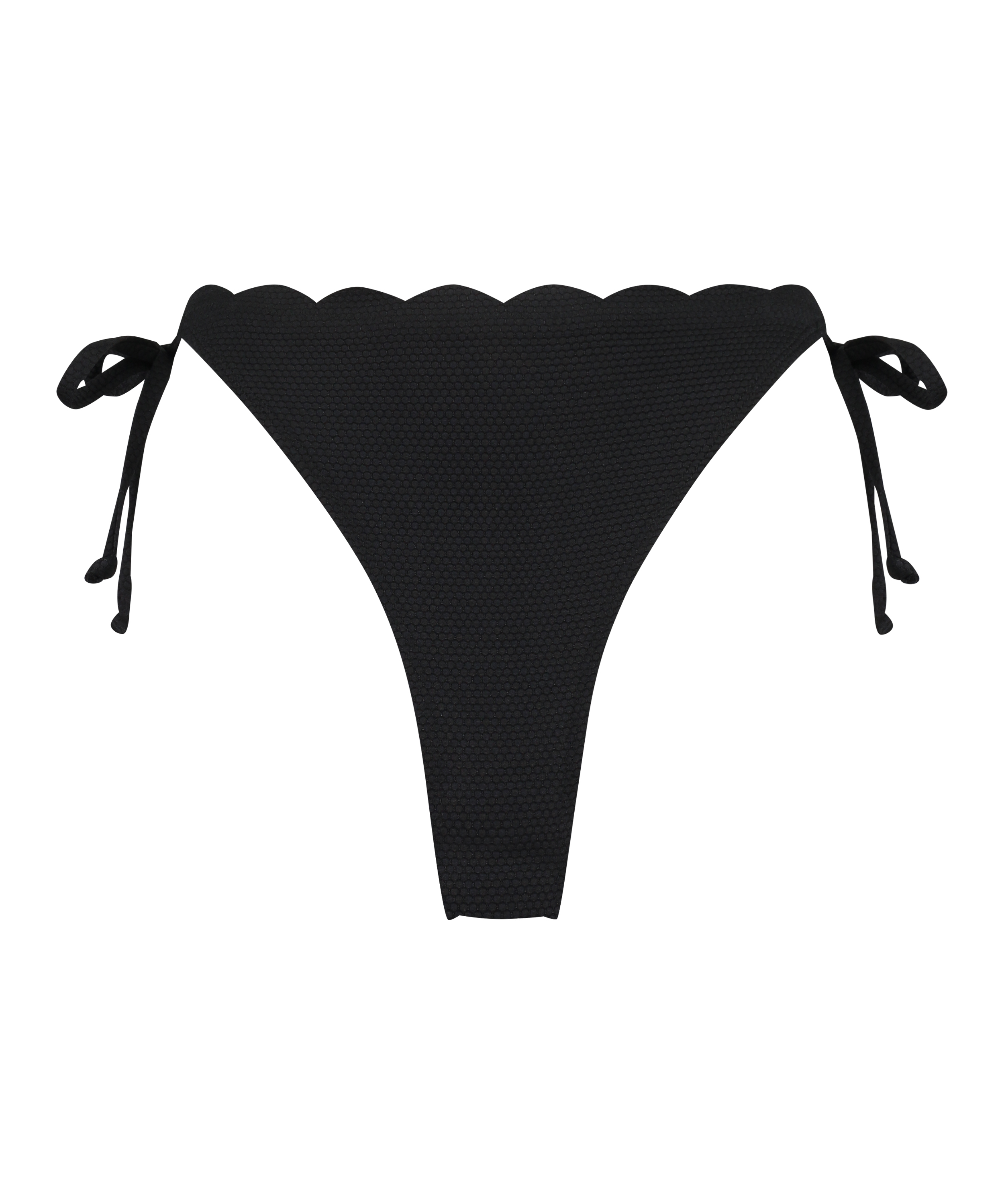 D&oacute;ł od bikini Scallop, Czarny, main