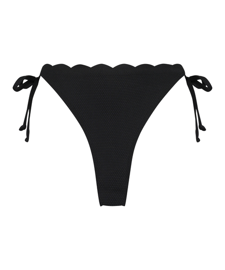 D&oacute;ł od bikini Scallop, Czarny
