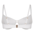 Biustonosz Bikini z Fiszbinami i Wkładkami Aruba, Biały